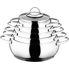 Aryıldız Olimpos 10 Parça Cam Kapaklı Tencere Seti