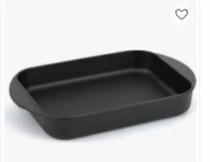 SÜREL DÖKÜM 23X31 CM DİKDÖRTGEN DÜZ TEPSİ MAT SİYAH