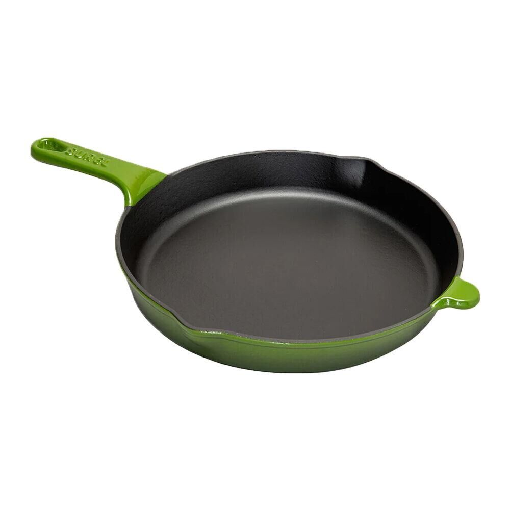 SÜREL DÖKÜM 27 CM YUVARLAK DÜZ TAVA KOYU YEŞİL