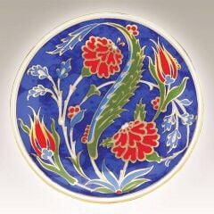 Kütahya Porselen 10 cm El Dekoru Tabak Dekor No 01176