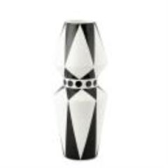 EVDEMA SERAMİK DEKORATİF VAZO 16*16*38 CM