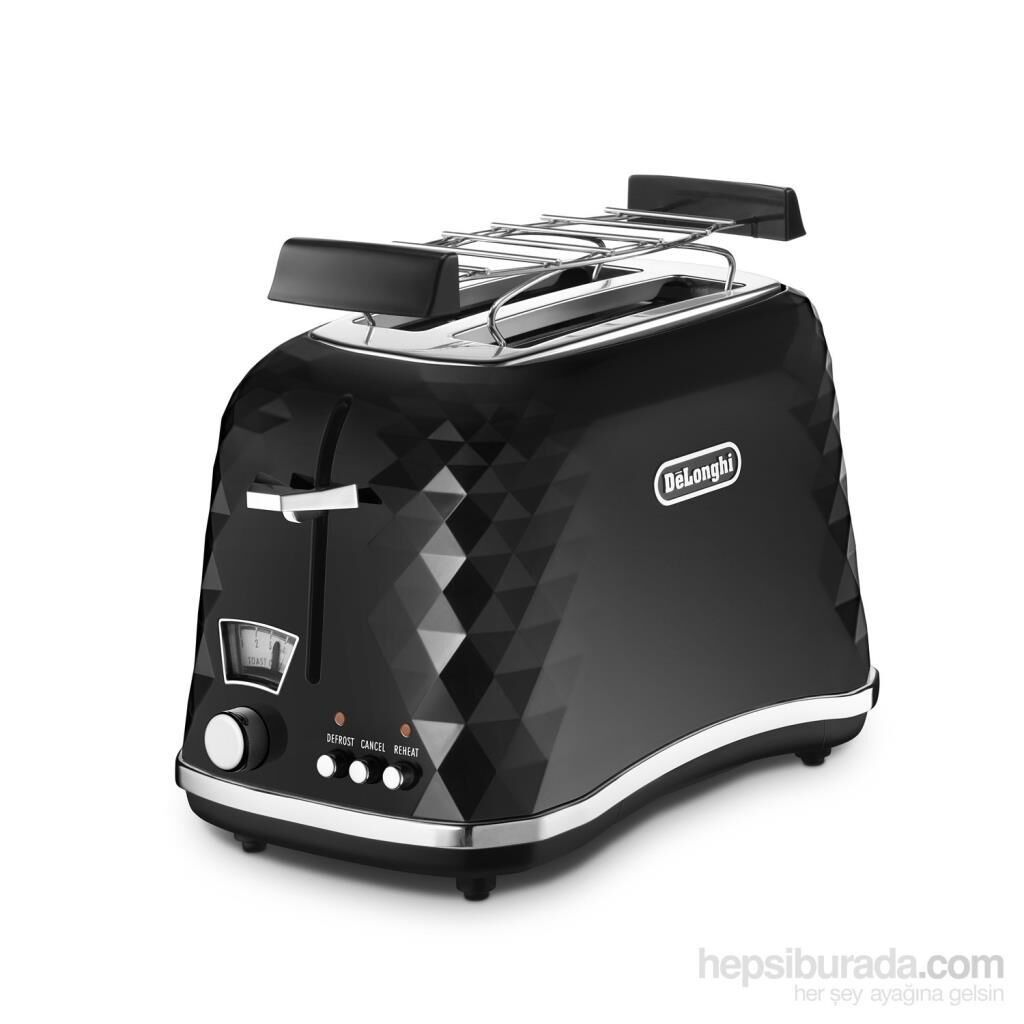 Delonghi CTJ2103.BK Brillante Siyah Ekmek Kızartma Makinesi