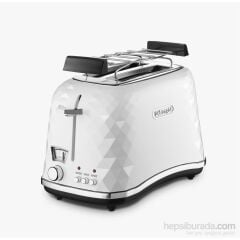 Delonghi CTJ2103.W Brillante Beyaz Ekmek Kızartma Makinesi