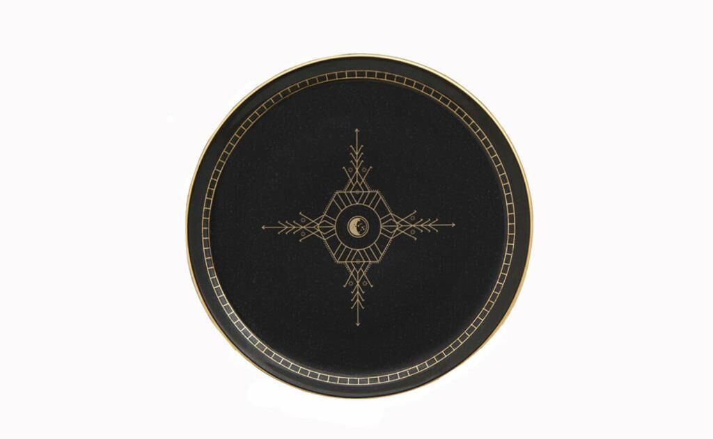 Porland Night Magic Desen1 Düz Tabak 20cm 04ALM005338