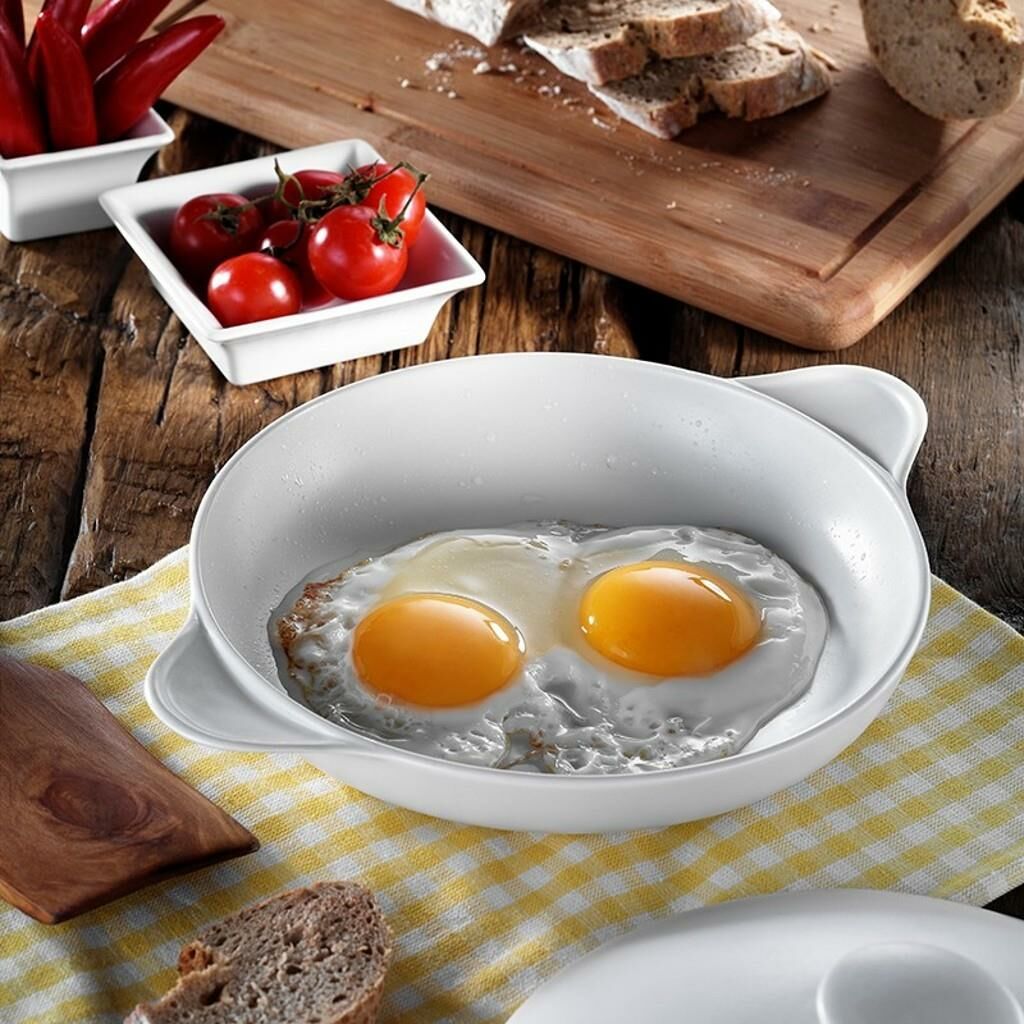 Kütahya Porselen Porflame Porselen 21 cm Kapaklı Tava