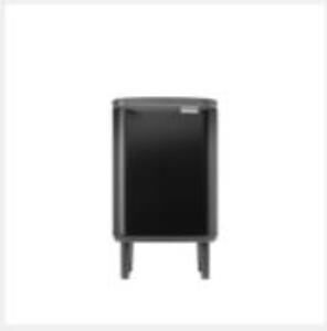 BRABANTIA-BO HI MAT SİYAH AYAKLI ÇÖP KUTUSU 7L