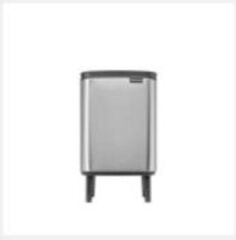 BRABANTIA -BO HI FPP MATT STEEL AYAKLI ÇÖP KUTUSU 7L