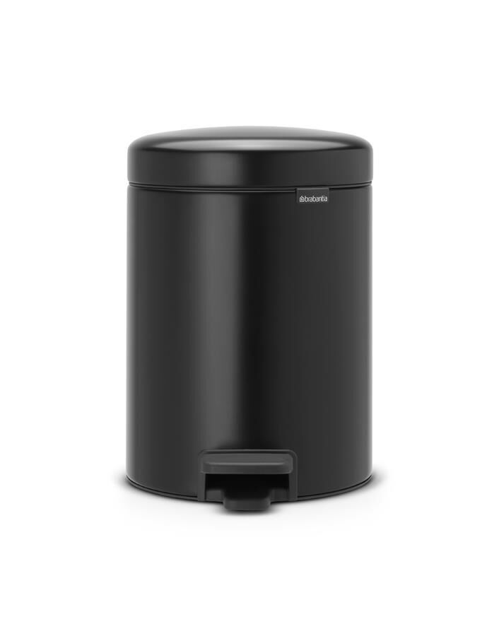 BRABANTIA - newıcon matt black pedallı çöp kutusu 2x2l
