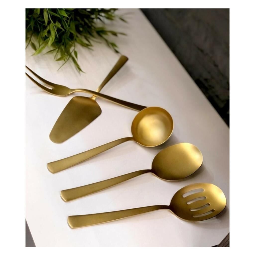 Roy Kıng YTK 002 Venüs 5 Parça Mat Titanyum Sos Takımı