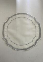 ROYKING AVANGARDE GÜMÜŞ YUVARLAK 6 LI KUMAŞ SUPLA