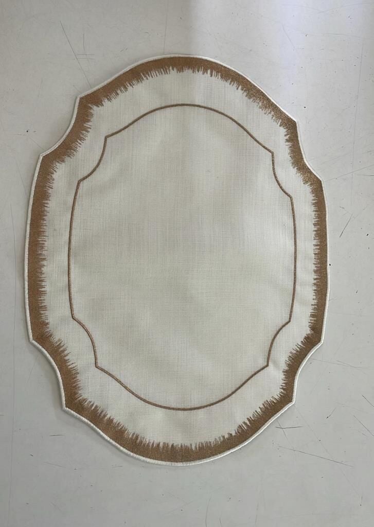 ROYKING AVANGARDE DİKDÖRTGEN ROSE GOLD 6 LI KUMAŞ SUPLA