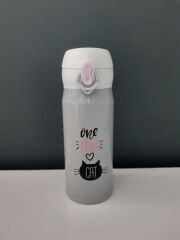 Galeri Kristal KNM YV Termos Anımal 350 ml Gri