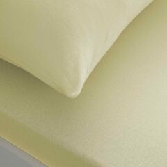 Taç Basic Lastikli Çift Kişilik 160x200 Çarşaf Seti Sarı