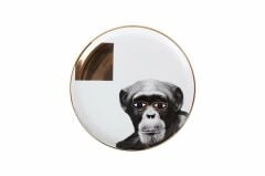 Porland Wild Life Monkey Düz Tabak 20cm 04ALM005126