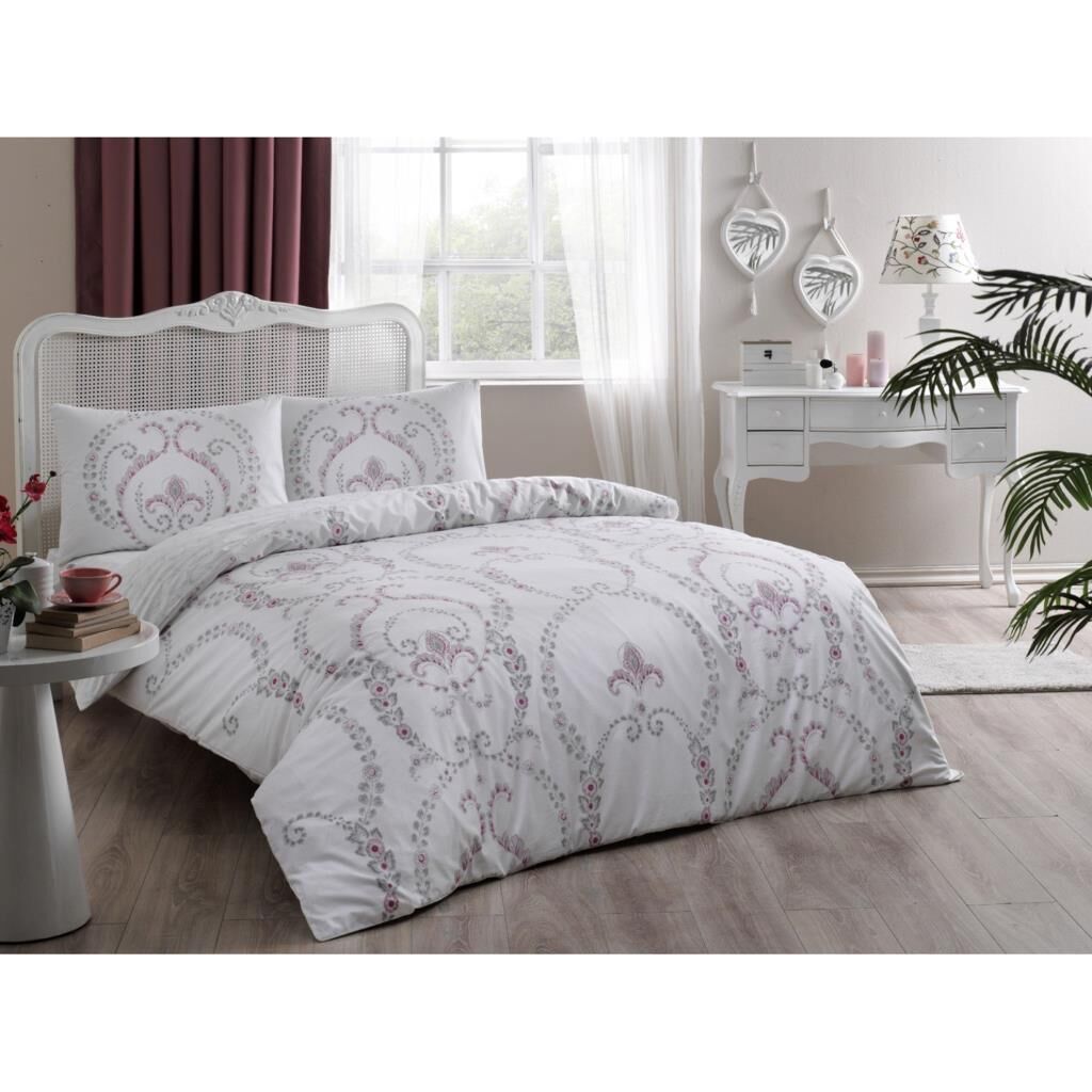 Taç Astra Ranforce Tek Kişilik Nevresim Takımı Pembe