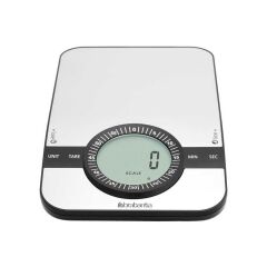 BRABANTİA MATT STEEL DİJİTAL MUTFAK TARTISI BRA 480607