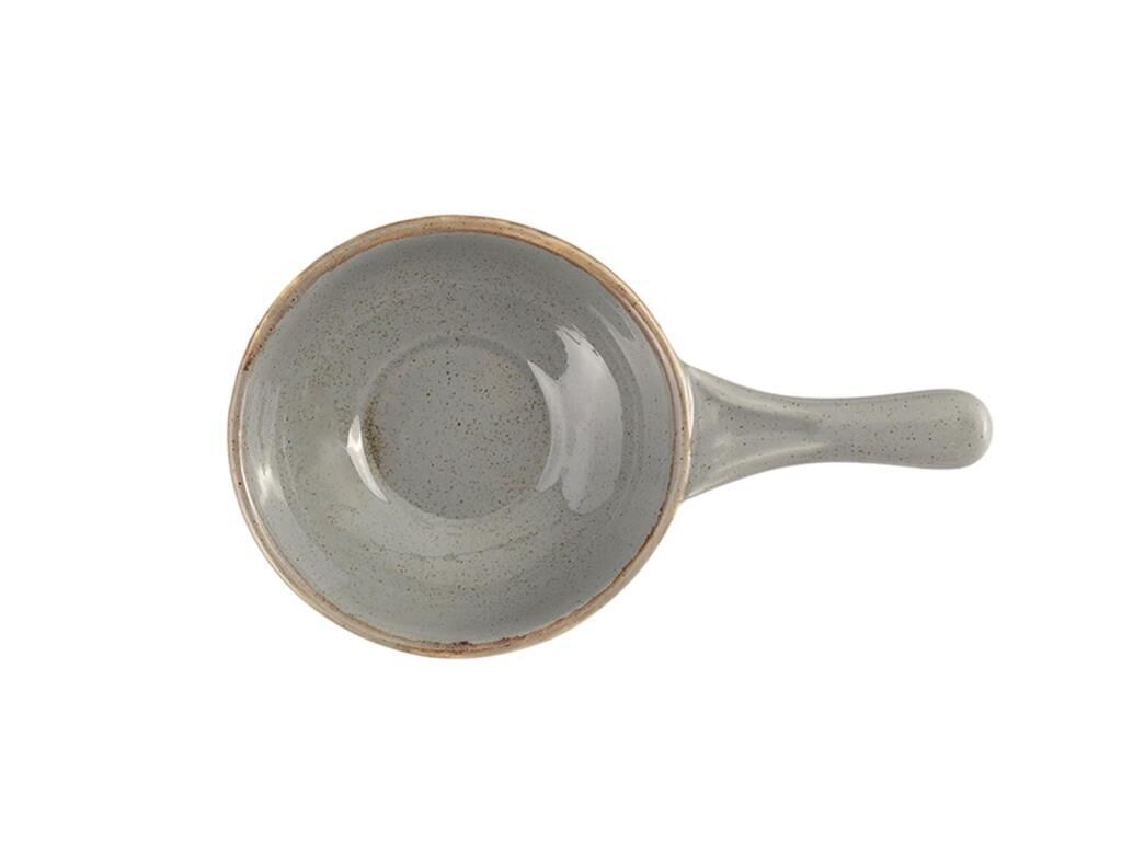PORLAND SEASONS KOYU GRİ SAPLI SUNUM KASESİ 14 CM