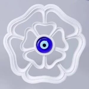 SELİM DEKOR CLOVER KÜÇÜK NAZARLIK BEYAZ