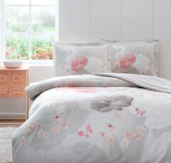 Taç Saten Çift Kişilik Nevresim Takımı Benito Krem