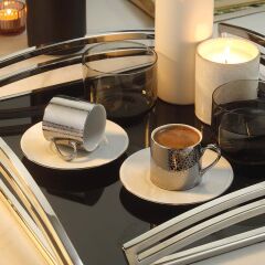 Kütahya Porselen Riya 2 Kişilik 10916 Desen Kahve Fincan Takımı