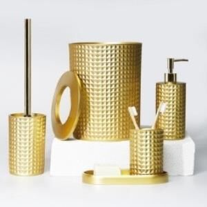 SELİM DEKOR NEPTUNE BANYO SETİ ALTIN