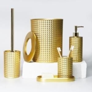 SELİM DEKOR NEPTUNE BANYO SETİ ALTIN