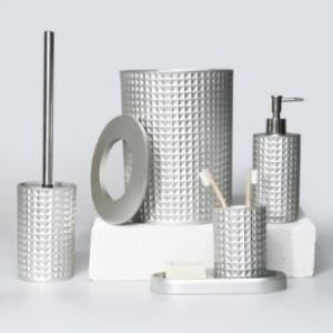 SELİM DEKOR NEPTUNE BANYO SETİ GÜMÜŞ