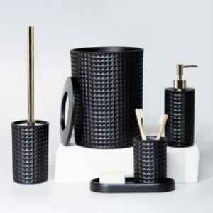 SELİM DEKOR NEPTUNE BANYO SETİ SİYAH