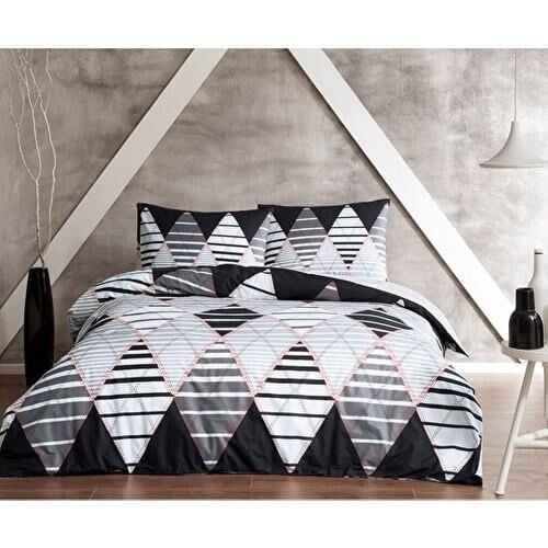 Taç Genç Modası Santos Ranforce Tek Kişilik Nevresim Takımı Gri