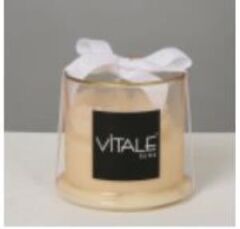 EVDEMA ÇİÇEK DEKORLU MUM 2 190 GR