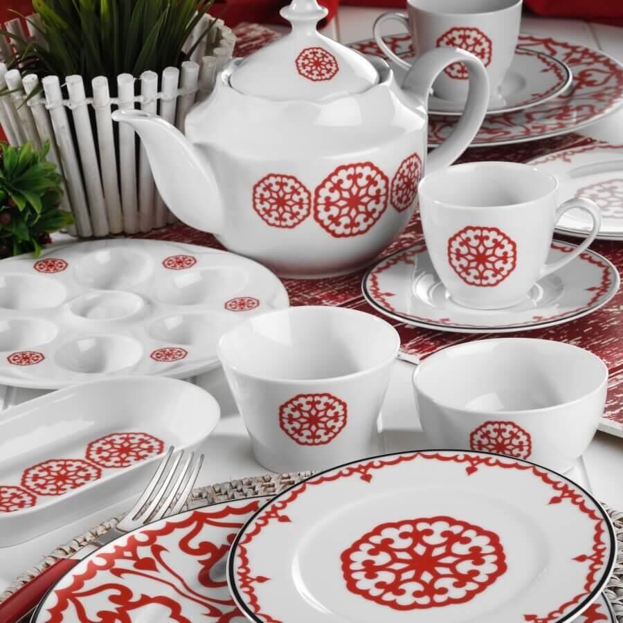 Kütahya Porselen Leonberg 41 Parça 596617 Desen Kahvaltı Takımı