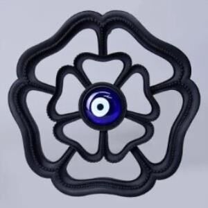SELİM DEKOR CLOVER KÜÇÜK NAZARLIK SİYAH