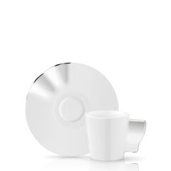 Koleksiyon Kaffa Türk Kahve Fincanı Seti 6'lı Platin