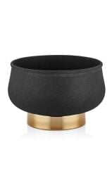 SETABİANCA TEXTURED DARKSAKSI DARK GOLD29*29*20 CM