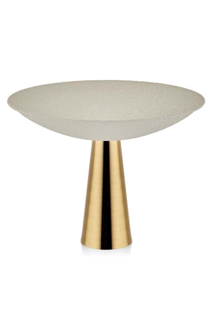 SETABİANCA TEXTURED DARKAYAKLI SUNUMLUK CREAM GOLD