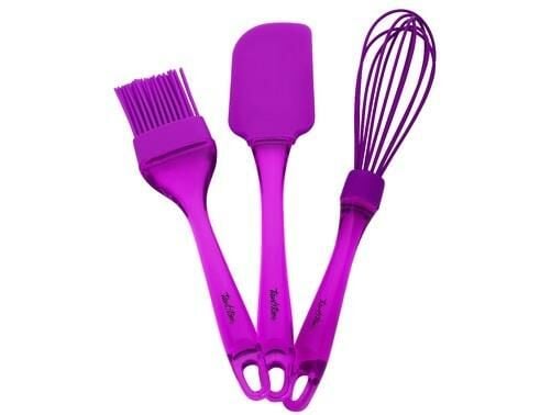 TANTİTONİ MOR RENKLİ SİLİKON ÜÇLÜ HAZIRLIK SETİ