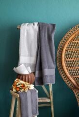 APRİCİTAS HOME BAMBU HAMAM SETİ GRİ-ANTRASİT