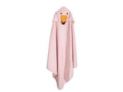 PORLAND STY DUCK KAPÜŞONLU PEMBE ÇOCUK HAVLU 100X100